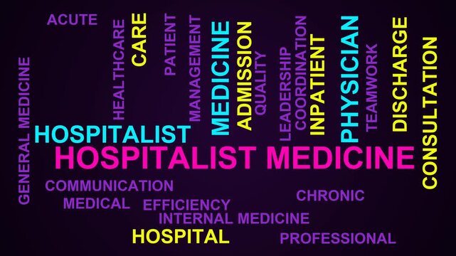 Hospitalist Medicine Word Cloud