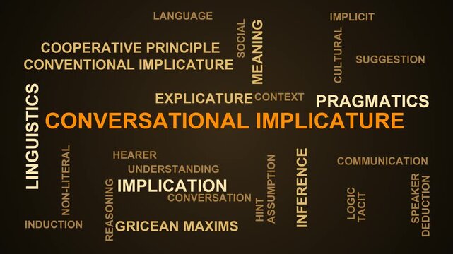 Conversational Implicature Word Cloud