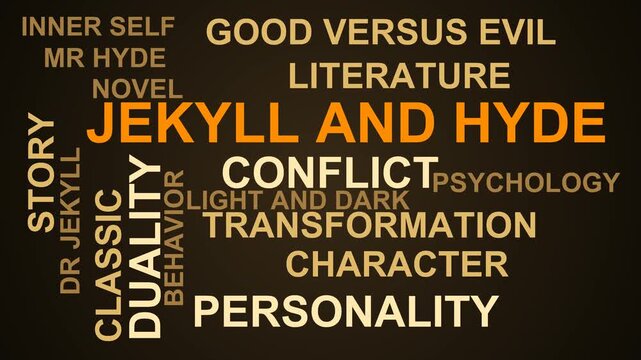Jekyll And Hyde Word Cloud