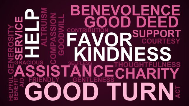 Good Turn Word Cloud