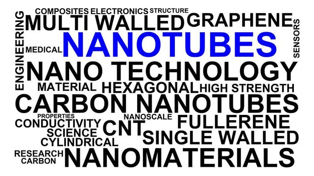 Nanotubes Word Cloud