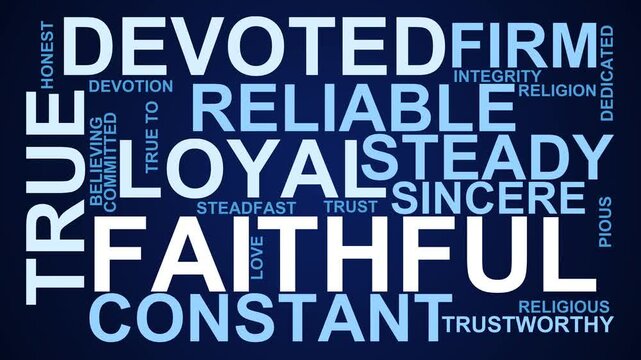 Faithful Word Cloud
