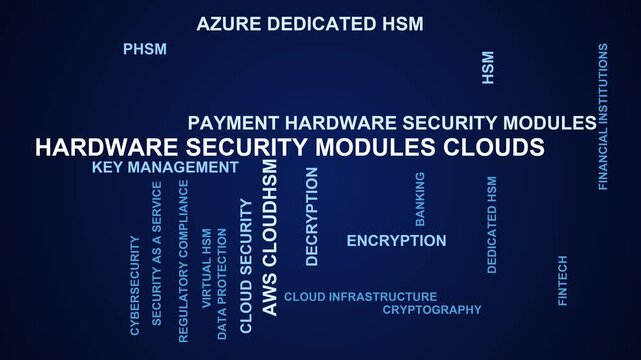 Hardware Security Modules Clouds Word Cloud