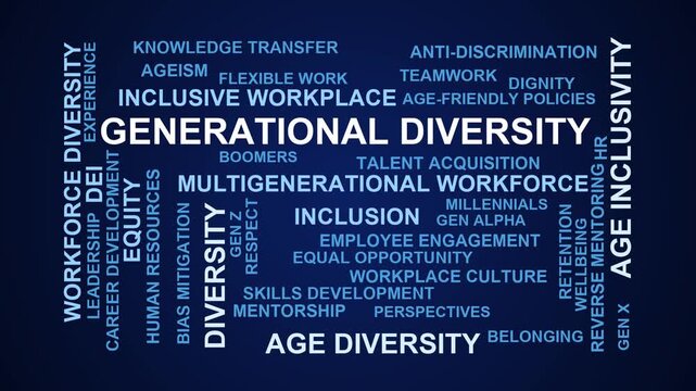 Generational Diversity Word Cloud