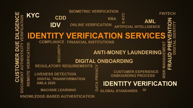 Identity Verification Services Word Cloud