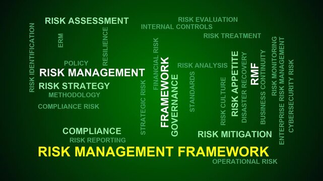 Risk Management Framework Word Cloud