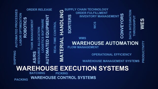 Warehouse Execution Systems Word Cloud