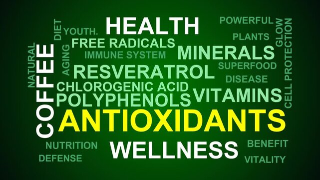 Antioxidants Word Cloud