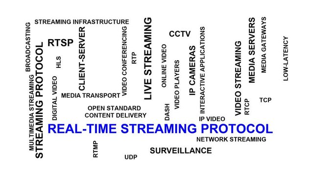 Real-Time Streaming Protocol Word Cloud