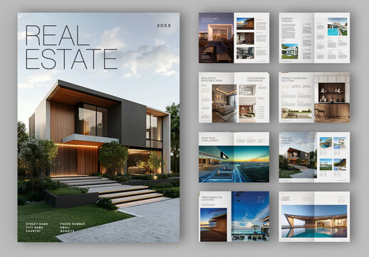 Real Estate Brochure Layout