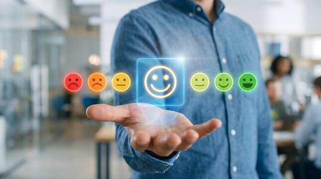 Analyzing customer satisfaction through digital interfaces and emotional feedback focusing on the importance of positive experiences and service quality metrics