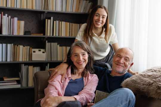 Smiling family