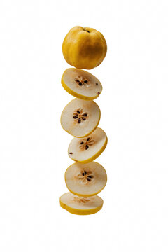 Fresh quince png quince slices png yellow fruit png fresh fruit png transparent image