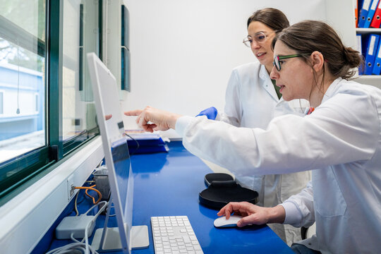 Scientists Working Together in a Lab During the Day