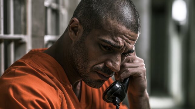 trapped in a phone call from inside the prison