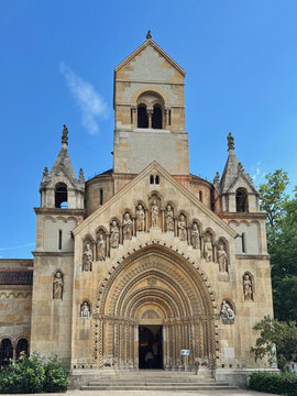 The replica of Romanesque chapel of Saint Ladislaus in Budapest, Hungary