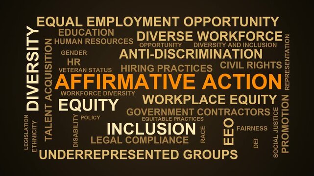 Affirmative Action Word Cloud