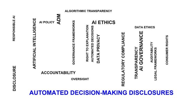 Automated Decision-Making Disclosures Word Cloud