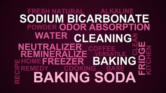 Baking Soda Word Cloud