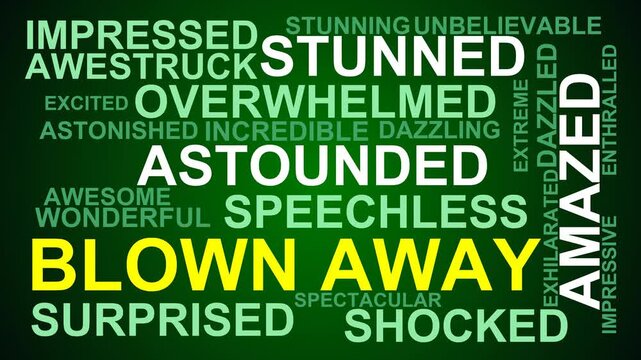 Blown Away Word Cloud