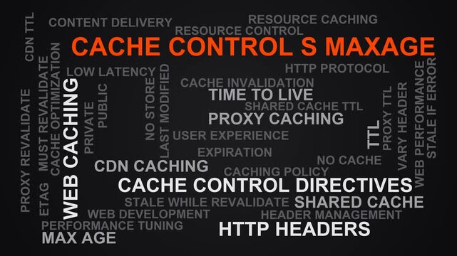 Cache Control S Maxage Word Cloud