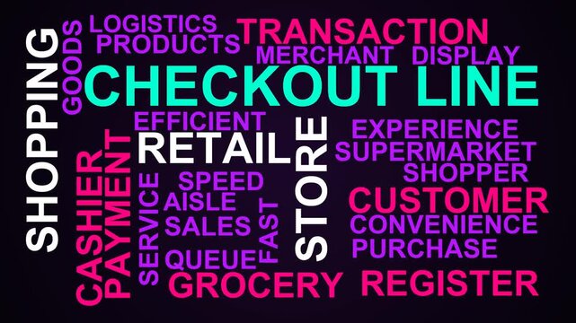 Checkout Line Word Cloud