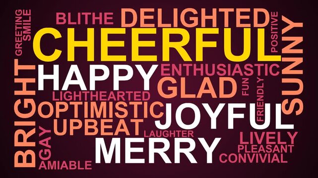 Cheerful Word Cloud