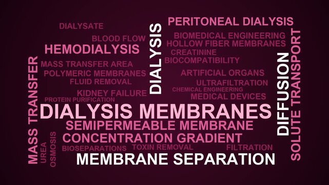 Dialysis Membranes Word Cloud