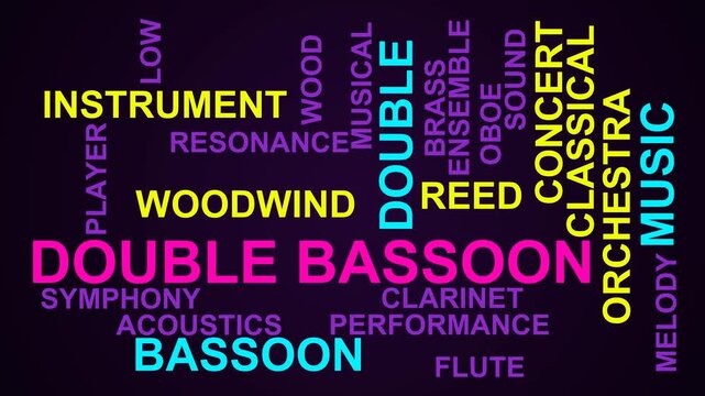 Double Bassoon Word Cloud