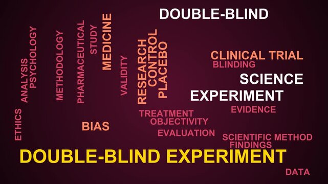 Double-Blind Experiment Word Cloud