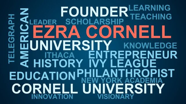 Ezra Cornell Word Cloud