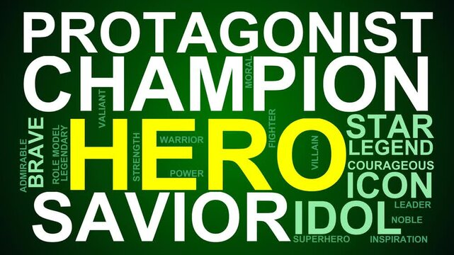 Hero Word Cloud