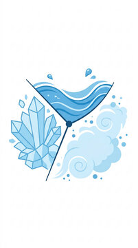 The Triple Point of Water with Solid Liquid and Gas Phases