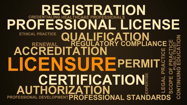 Licensure Word Cloud