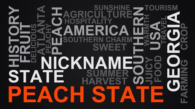 Peach State Word Cloud