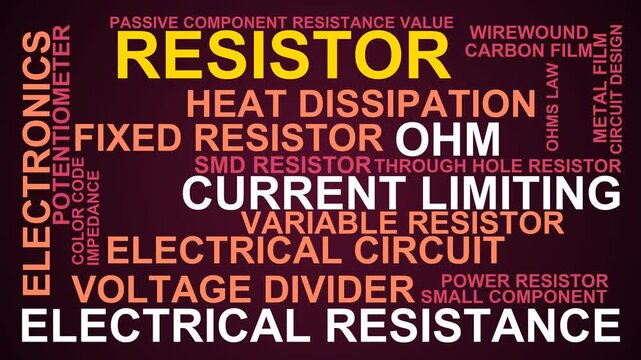 Resistor Word Cloud
