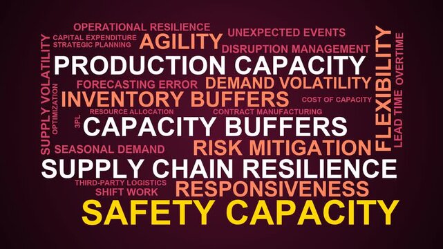 Safety Capacity Word Cloud