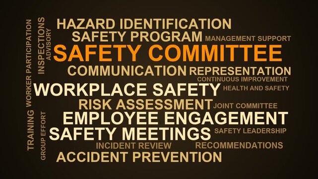 Safety Committee Word Cloud