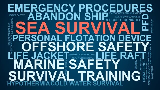 Sea Survival Word Cloud