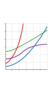 Precise scientific graph with multiple solubility curves