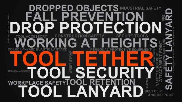 Tool Tether Word Cloud