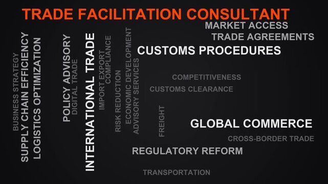 Trade Facilitation Consultant Word Cloud