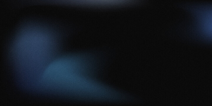 Dark blue and black abstract blurred background with soft glowing light, moody atmospheric gradient texture, elegant shadowy backdrop for modern posters, websites, presentations and designs
