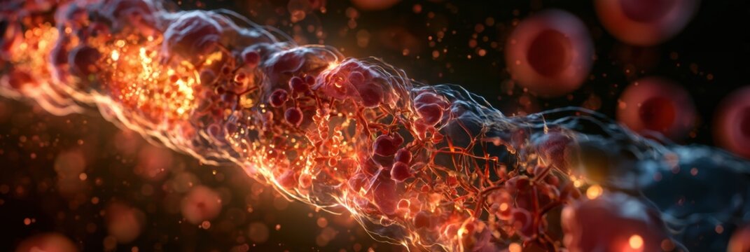 The blood-brain barrier with tight junctions selectively allowing beneficial molecules while blocking harmful ones.