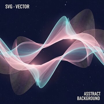 Abstract wave pattern svg vector background for modern digital design projects