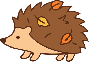 hedgehog in autumn © yosdhimas