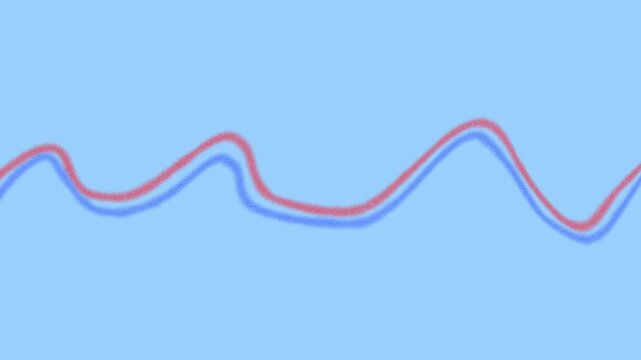 Minimal Colorful Wavy Line Motion Graphic