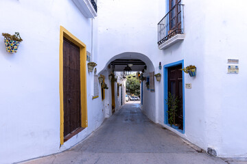 Obraz premium Picturesque views of the streets of the charming village of Níjar, Almería, Andalusia, Spain