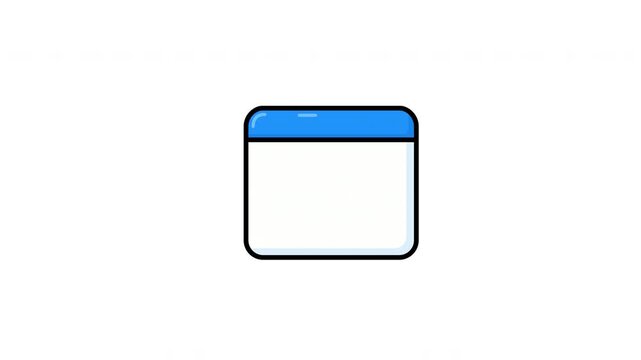 Animated Spiral Calendar Icon with Date Selection