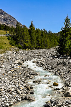Zernez, Ofenpass, Passstrasse, Bergstrasse, Engadin, Pass, Nationalpark, Ova dal Fuorn, Val M&uuml;stair, Alpen, Unwetter, Fr&uuml;hling, Sommer, Graub&uuml;nden, Schweiz